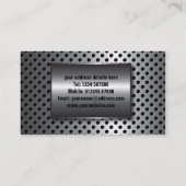 金属デザイン名刺 名刺 (裏面)