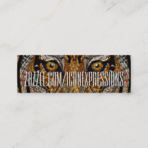 金属トラは名刺を注目します