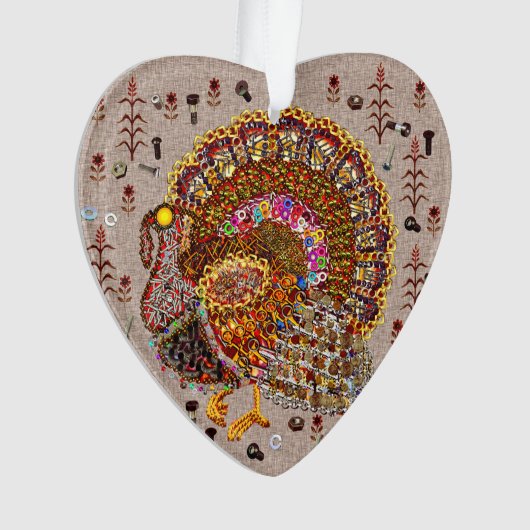 金属トルコ オーナメント (正面)