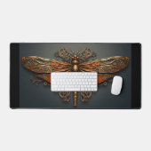 金属ドラゴンフライ デスクマット (キーボード&マウス)