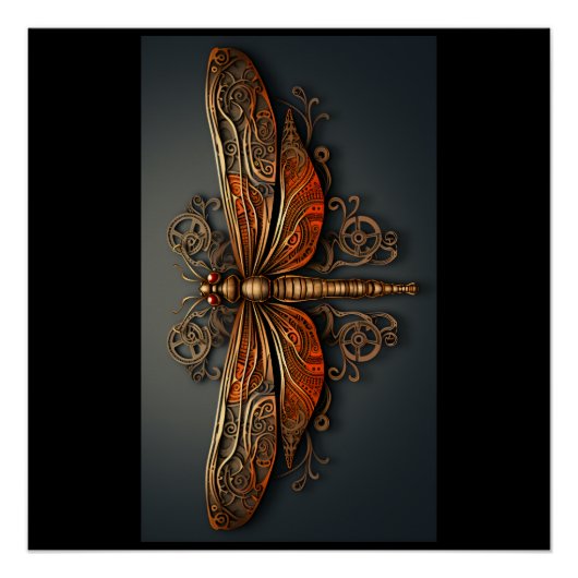 金属ドラゴンフライ ポスター (正面)