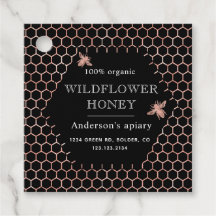 金属ハニカムバラ金ゴールドモノグラム蜂蜜びん