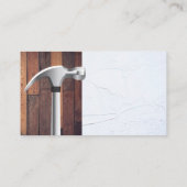 金属ハンマー |便利屋 |木材と広い空間 名刺 (裏面)