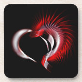 金属ハート コースター (正面)