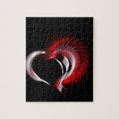 金属ハート ジグソーパズル (縦)