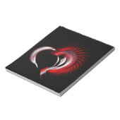 金属ハート ノートパッド (回転)