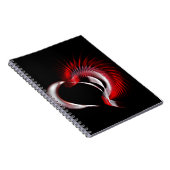 金属ハート ノートブック (右側)