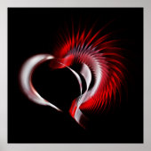 金属ハート ポスター (正面)