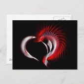 金属ハート ポストカード (正面/裏面)