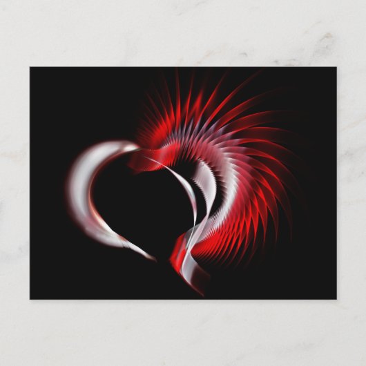 金属ハート ポストカード (正面)