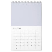 金属バラプリントカレンダー カレンダー (1月 2027)