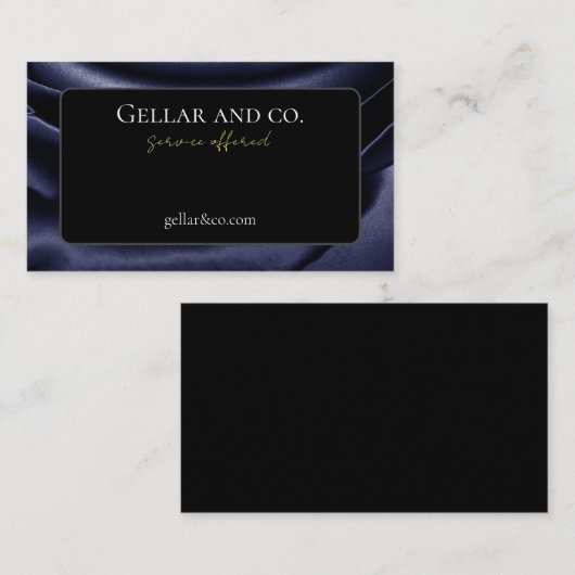 金属バラプリント名刺 名刺 (正面/裏面)