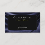 金属バラプリント名刺 名刺 (正面)