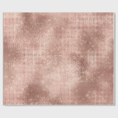 金属バラ赤面スキニースパークデリケートブライダル16th ラッピングペーパー (フラット)