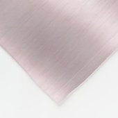 金属バラ金ゴールドグリッターモノグラム名 フリースブランケット (角)