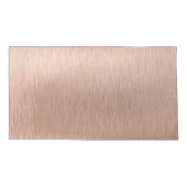 金属バラ金ゴールドグリッター パーソナライズされた 枕カバー (裏面)