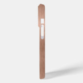 金属バラ金ゴールドグリッター パーソナライズされた Case-Mate iPhoneケース (裏面 / 左)