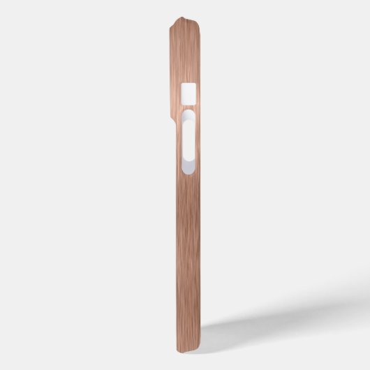 金属バラ金ゴールドグリッター パーソナライズされた Case-Mate iPhoneケース (裏面 / 左)