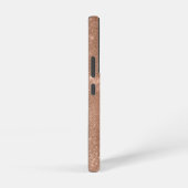 金属バラ金ゴールドグリッター パーソナライズされた SAMSUNG GALAXYケース (右側面)