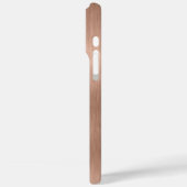 金属バラ金ゴールドパーソナライズされたグリッター Case-Mate iPhoneケース (裏面 / 左)