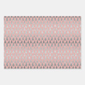 金属バラ金ゴールドプラチナ銀クリスマスツリー ラッピングペーパーシート (正面3)