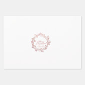 金属バラ金ゴールドプラチナ銀クリスマス ラッピングペーパーシート (正面)