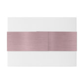 金属バラ金ゴールドモノグラ結婚ムの 招待状ベリーバンド (裏面例)