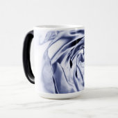 金属バラ銀コーヒーマグ モーフィングマグカップ (正面左)