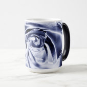 金属バラ銀コーヒーマグ モーフィングマグカップ (正面右)