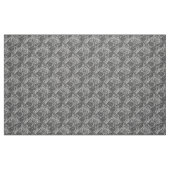 金属バラ05、銀織物 ファブリック (ファットクウォーター)