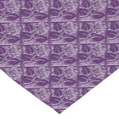 金属バラ8 – 紫 – テーブルランナー14x72in ショートテーブルランナー (コーナー)