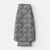 金属バラ-05 – 銀 – ボトル ボトルクーラー (正面)