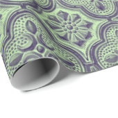 金属バロック模様の包装紙 ラッピングペーパー (ロールコーナー)