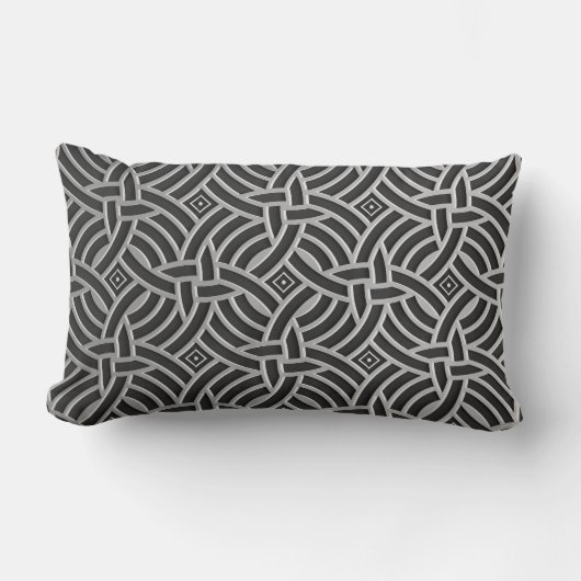 金属パタフェイクーン装飾用クッション ランバークッション (正面)