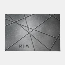 金属パターフェイクンカスタムモノグラムドアマット ドアマット