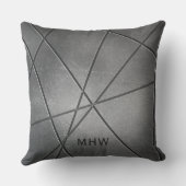 金属パターフェイクンカスタムモノグラム装飾用クッション クッション (裏面)