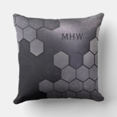 金属パターフェイクンカスタムモノグラム装飾用クッション クッション (裏面)