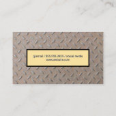 金属パターン名刺 名刺 (裏面)