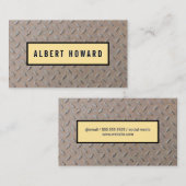 金属パターン名刺 名刺 (正面/裏面)