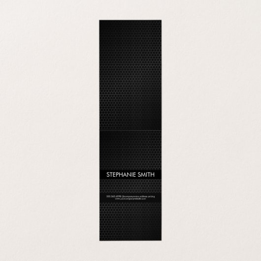 金属パターン 名刺 (外部フラット)