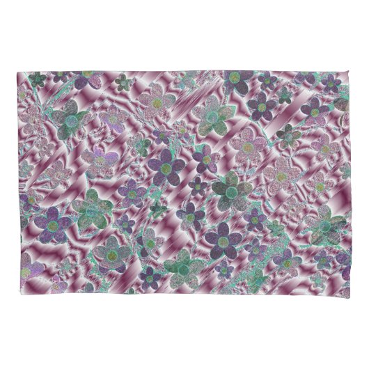 金属パターン 枕カバー (正面)