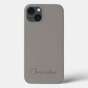 金属パーソナライズされた天然チタン径 iPhone 13ケース