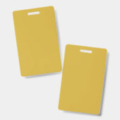 金属パーソナライズされた金ゴールド色空白の バッジ (正面＆裏面)