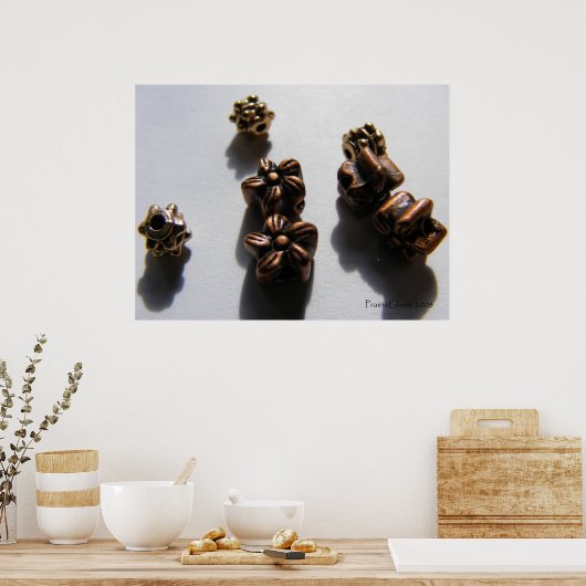 金属ビーズ1 ポスター (キッチン)