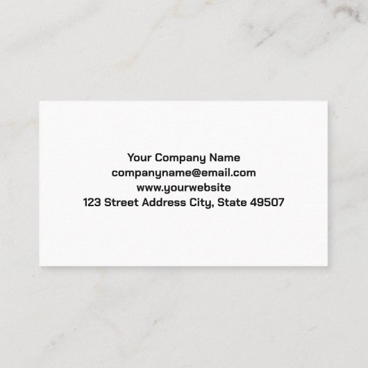 金属ピストン | 自動サービス | 炭素繊維 名刺 (裏面)