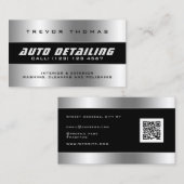 金属フェイク枠  名刺 (正面/裏面)