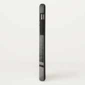 金属フェイク製カスタムモノグラムの電話ケース Case-Mate iPhoneケース (裏面/左)