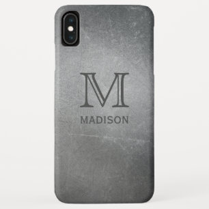 金属フェイク製カスタムモノグラムの電話ケース iPhone XS MAXケース