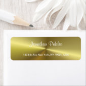 金属フェイク金ゴールドクリエイティブスクリプモダントテンプレート ラベル (インサイチュ)