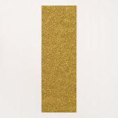 金属フェイク金ゴールドグリッターアート抽象芸術追加名 ヨガマット (裏面)